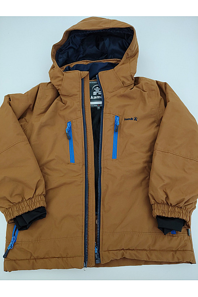 Kamik Chlapecká hnědá outdoorová bunda s kapucí Vel. 122/7 | kamik | obrázek 8