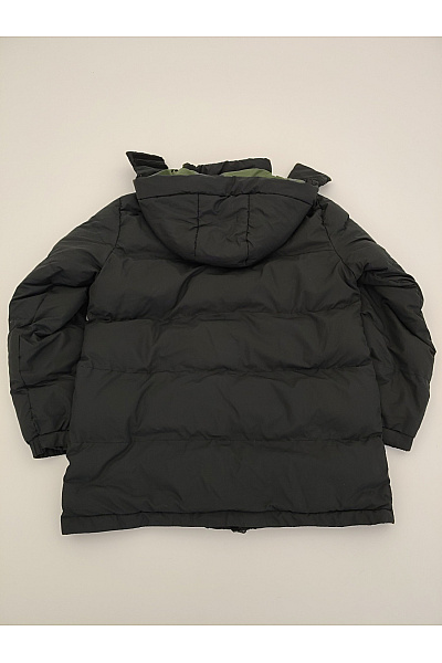 POLO CLUB Pánská khaki prošívaná zimní bunda s kapucí puffer Velikost XL | POLO CLUB | obrázek 6
