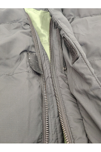 POLO CLUB Pánská khaki prošívaná zimní bunda s kapucí puffer Velikost XL | POLO CLUB | obrázek 11
