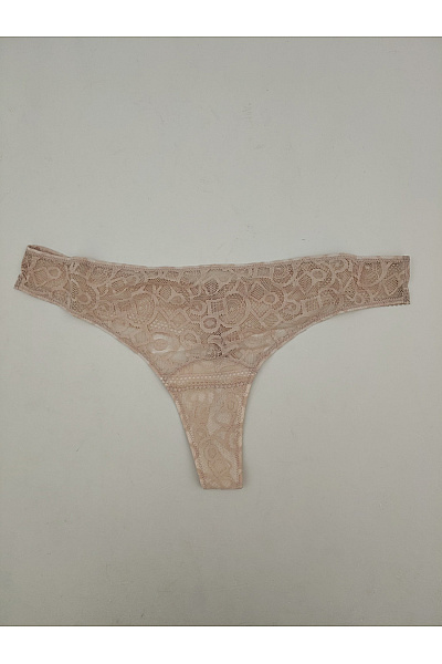 HANRO Béžové krajkové tanga luxusní Velikost L | HANRO | obrázek 2