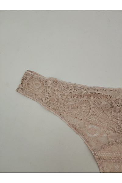 HANRO Béžové krajkové tanga luxusní Velikost L | HANRO | obrázek 3