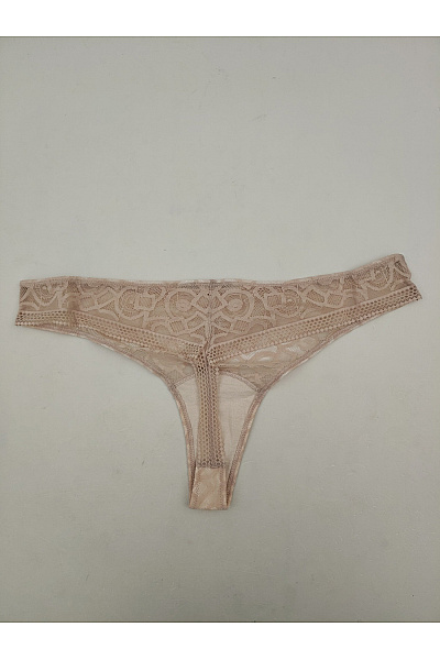 HANRO Béžové krajkové tanga luxusní Velikost L | HANRO | obrázek 4