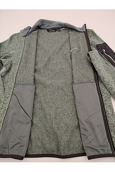 REGATTA Pánská sportovní mikina na zip khaki melír Velikost L | REGATTA | obrázek 7