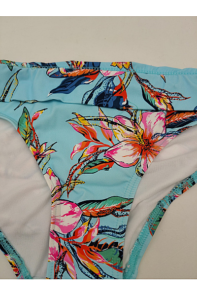 Lasca Modré květinové spodní díl plavek bikini | Lasca | obrázek 4