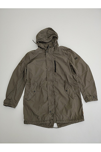 Camel active Pánská bavlněná parka khaki s kapucí přechodová Vel. EU 56 | camel active | obrázek 2
