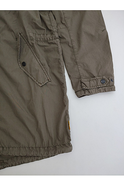 Camel active Pánská bavlněná parka khaki s kapucí přechodová Vel. EU 56 | camel active | obrázek 3