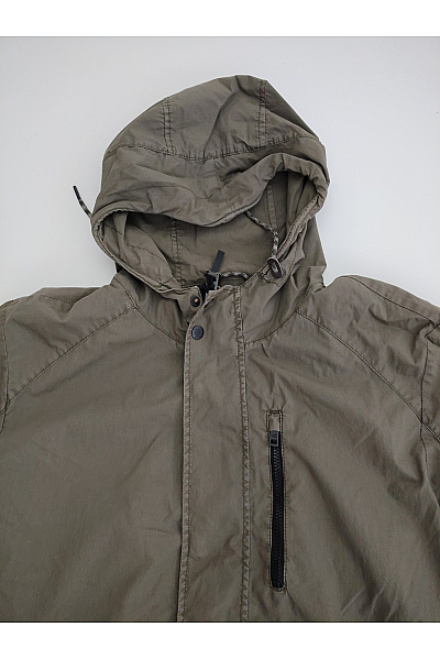 Camel active Pánská bavlněná parka khaki s kapucí přechodová Vel. EU 56 | camel active | obrázek 4