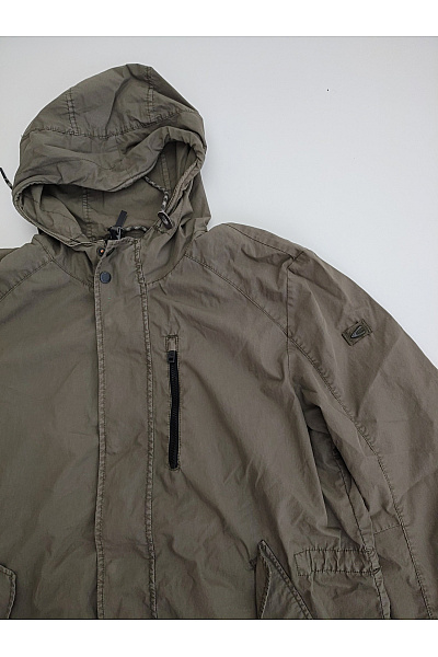 Camel active Pánská bavlněná parka khaki s kapucí přechodová Vel. EU 56 | camel active | obrázek 5