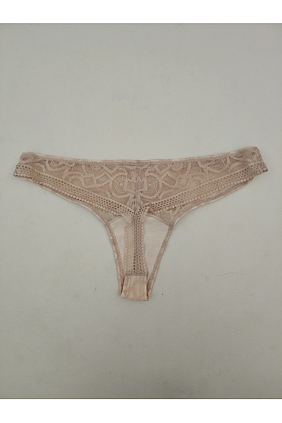 HANRO Béžové krajkové tanga luxusní Velikost XS | HANRO | obrázek 3