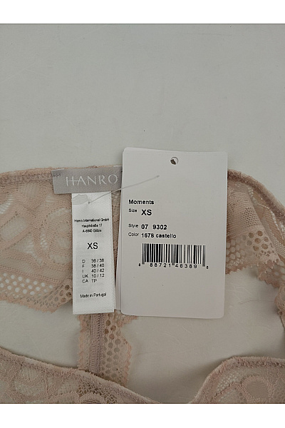 HANRO Béžové krajkové tanga luxusní Velikost XS | HANRO | obrázek 5