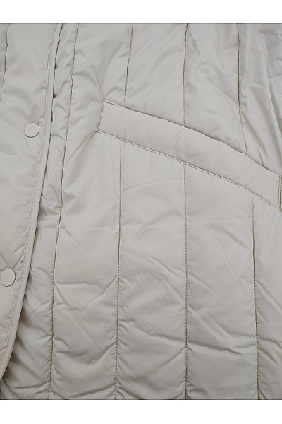 JJXX Béžová prošívaná přechodová bunda oversize Vel. EU S | JJXX | obrázek 4