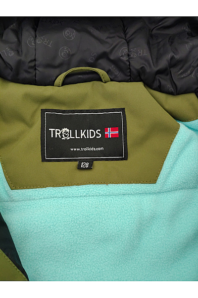 TROLLKIDS Chlapecká outdoorová bunda khaki barevná Vel. EU 128 | TROLLKIDS | obrázek 8