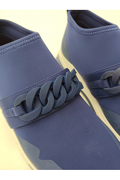 FitFlop tenisky Heda Chain Slip-On Sneakers Modré Velikost EU 40 | FitFlop | obrázek 6