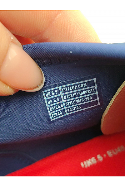 FitFlop tenisky Heda Chain Slip-On Sneakers Modré Velikost EU 40 | FitFlop | obrázek 8