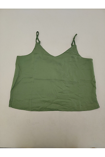 JJXX Dámský khaki top s výstřihem do V bez rukávů letní Velikost XL | JJXX | obrázek 2