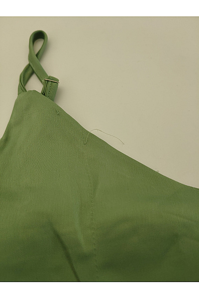 JJXX Dámský khaki top s výstřihem do V bez rukávů letní Velikost XL | JJXX | obrázek 3