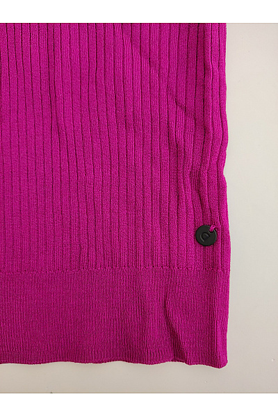DESIGUAL Fialové asymetrické tričko s dlouhým rukávem a odhaleným ramenem Velikost XS | DESIGUAL | obrázek 3