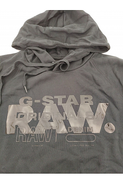G-Star Pánská bavlněná mikina s kapucí a potiskem Velikost M | G-Star | obrázek 4