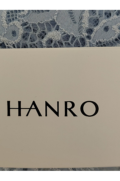 HANRO Dámské modré krajkové kalhotky tanga | HANRO | obrázek 4