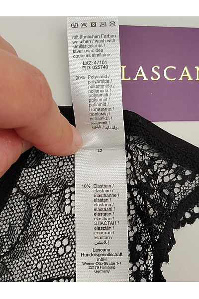 Lasca Černé krajkové tanga s kamínky luxusní spodní prádlo Vel. EU 40/42 | Lasca | obrázek 7