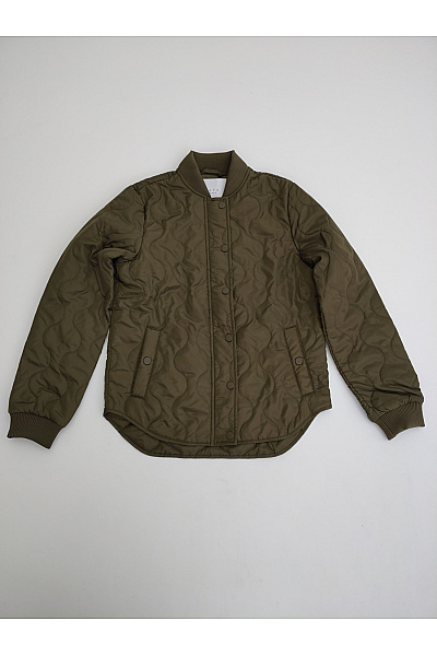 YAYA Dámská khaki prošívaná přechodová bunda bomber Vel. EU 34 | YAYA | obrázek 2