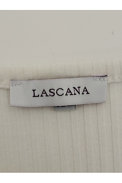 Lasca Bílé basic tričko s krátkým rukávem a kulatým výstřihem Vel. 44/46 | Lasca | obrázek 7