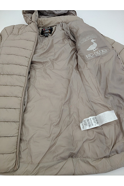 Geographical Norway Béžová prošívaná přechodná bunda s kapucí Vel. EU 2/M | Geographical Norway | obrázek 7