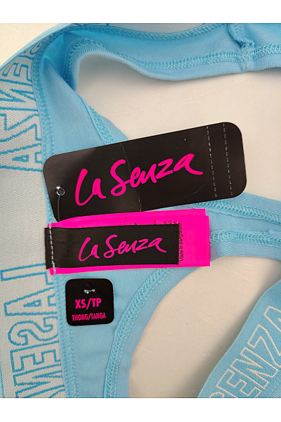 La Senza Bavlněné modré tanga kalhotky | La Senza | obrázek 5