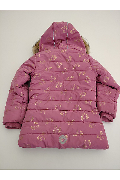 TOPO BY KIDS PARK Dívčí růžová zimní bunda s potiskem jednorožců Vel. EU 128 | TOPO BY KIDS PARK | obrázek 5