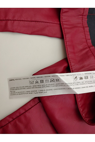 TWINSET Červené elegantní společenské kalhoty s puky Velikost XL | TWINSET | obrázek 5
