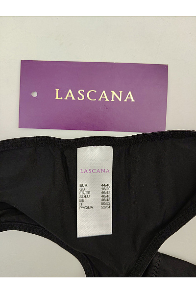 Lasca Černé luxusní krajkové tanga s kamínky Velikost EU 44/46 | Lasca | obrázek 6