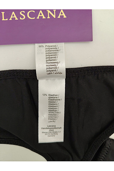 Lasca Černé luxusní krajkové tanga s kamínky Velikost EU 44/46 | Lasca | obrázek 7