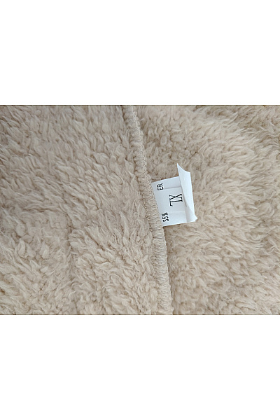 Béžový huňatý kardigan s kapucí Vel. XL | Unimoda | obrázek 5