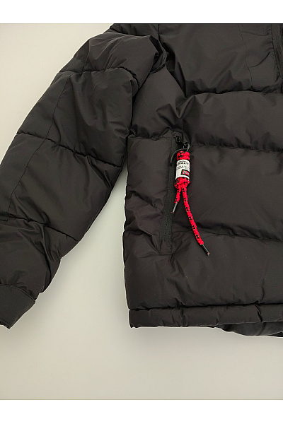 Geographical Norway Černá pánská zimní prošívaná puffer bunda s kapucí Vel. EU XL | Geographical Norway | obrázek 2