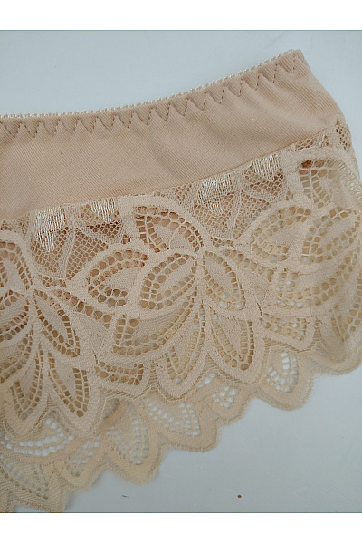 TEYLI Béžové bavlněné krajkové tanga luxusní Vel. EU XL | TEYLI | obrázek 3