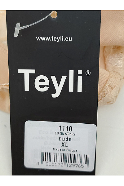 TEYLI Béžové bavlněné krajkové tanga luxusní Vel. EU XL | TEYLI | obrázek 5