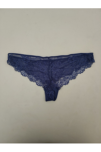 Lasca Luxusní modré krajkové tanga kalhotky Velikost EU 40/42 | Lasca | obrázek 5