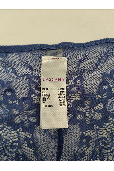 Lasca Luxusní modré krajkové tanga kalhotky Velikost EU 40/42 | Lasca | obrázek 7