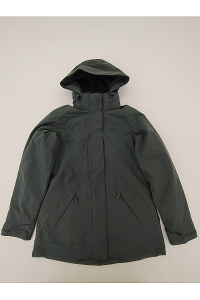 Jack Wolfskin Dámská khaki zimní outdoorová bunda s kapucí Vel. EU S | Jack Wolfskin | obrázek 2
