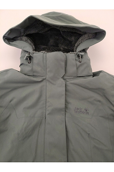 Jack Wolfskin Dámská khaki zimní outdoorová bunda s kapucí Vel. EU S | Jack Wolfskin | obrázek 5