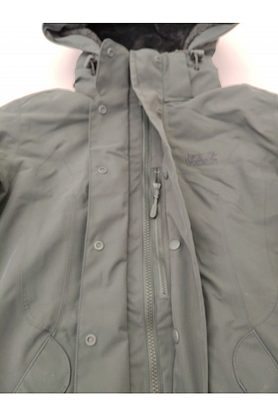 Jack Wolfskin Dámská khaki zimní outdoorová bunda s kapucí Vel. EU S | Jack Wolfskin | obrázek 6