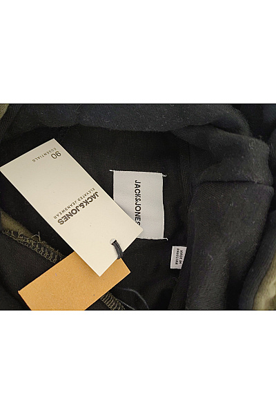 JACK & JONES Pánská khaki mikina s kapucí přes hlavu potiskem Vel. EU L | JACK & JONES | obrázek 6