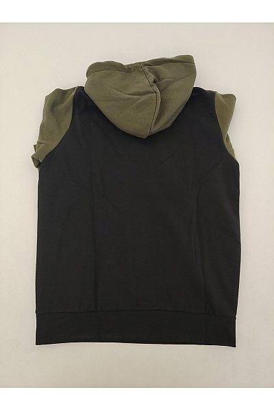 JACK & JONES Pánská khaki mikina s kapucí přes hlavu potiskem Vel. EU L | JACK & JONES | obrázek 8