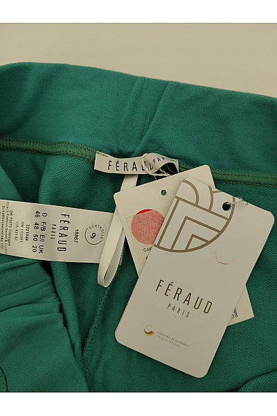 FERAUD PARIS Zelené dámské tepláky s kapsami Vel. DE 46 | FERAUD PARIS | obrázek 4
