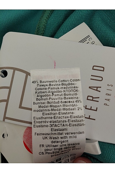 FERAUD PARIS Zelené dámské tepláky s kapsami Vel. DE 46 | FERAUD PARIS | obrázek 5