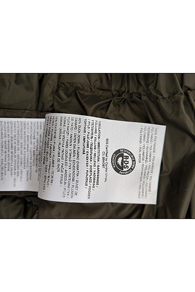 Woolrich Černá prošívaná zimní puffer bunda s kapucí Velikost XL | Woolrich | obrázek 8