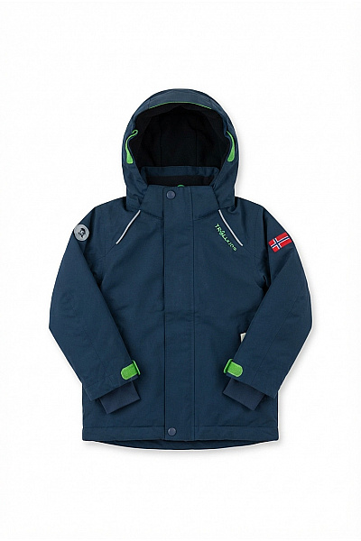 TROLLKIDS Modrá Chlapecká Softshellová Outdoorová Bunda Velikost EU 110