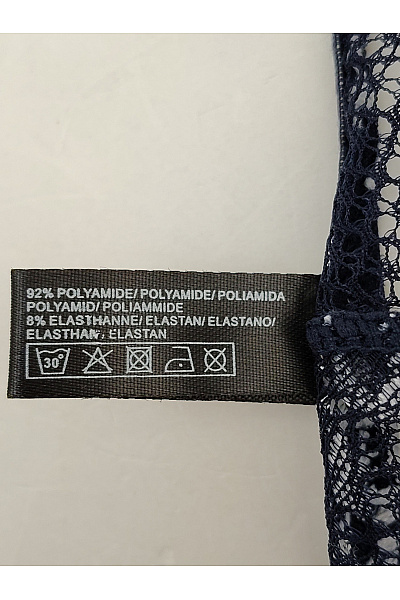 JUST FOR VICTORIA Černobílé krajkové kalhotky luxusní Velikost EU XXL | JUST FOR VICTORIA | obrázek 8