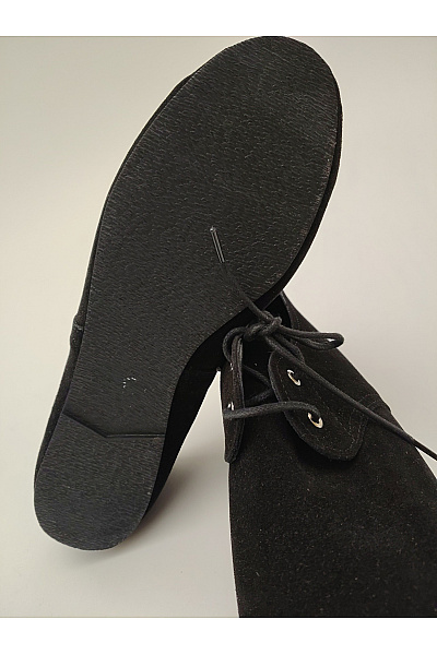 Comfortfusse Černé semišové šněrovací polobotky bez podpatku Vel. EU 39 | Comfortfusse | obrázek 5