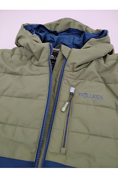 TROLLKIDS Chlapecká khaki modrá outdoorová bunda prošívaná Velikost EU 176 | TROLLKIDS | obrázek 4
